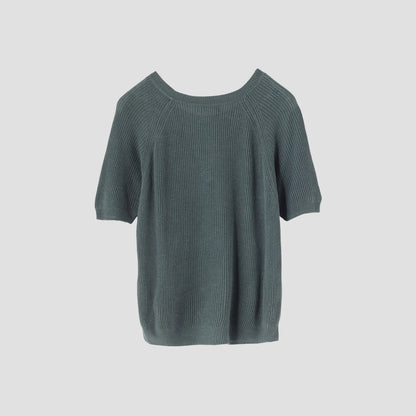 RIBBED LINEN KNIT