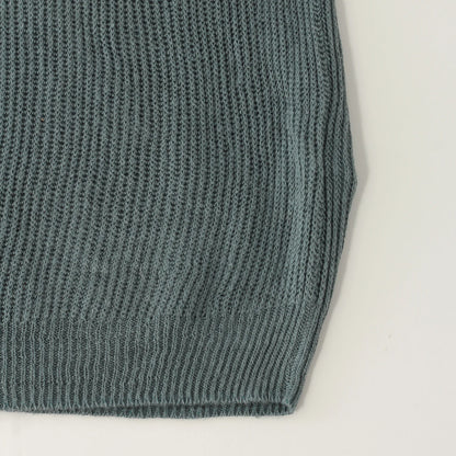 RIBBED LINEN KNIT