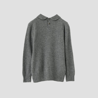 CASHMERE WOOL POLO JUMPER KNIT