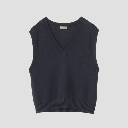 LINEN COTTON SILK SLIPOVER KNIT