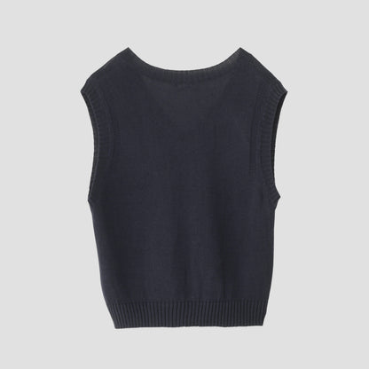 LINEN COTTON SILK SLIPOVER KNIT