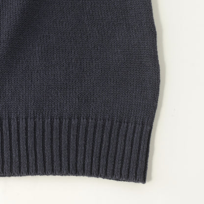 LINEN COTTON SILK SLIPOVER KNIT