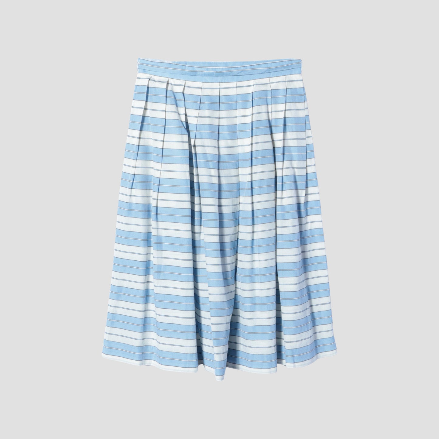 MULTI STRIPE SILK SKIRT