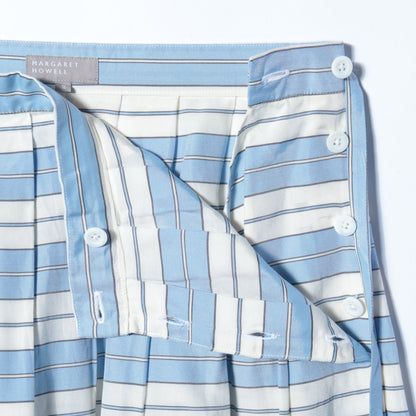 MULTI STRIPE SILK SKIRT
