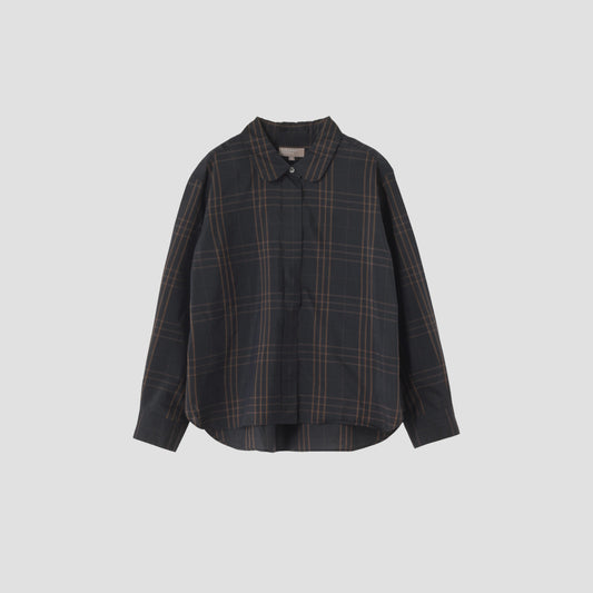 COTTON SILK CHECK SHIRT