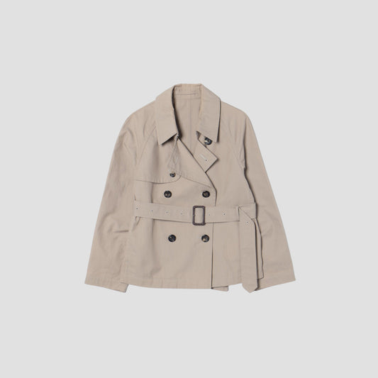 COMPACT COTTON TWILL COAT
