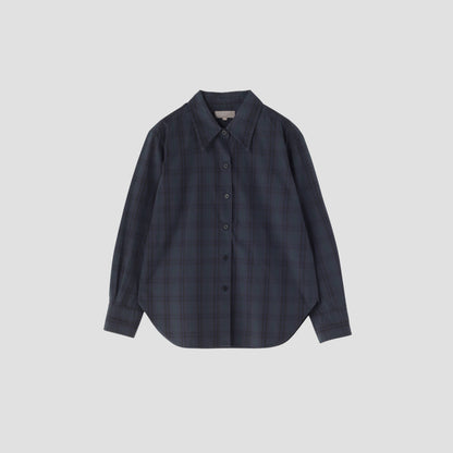 TARTAN POPLIN COTTON SHIRT