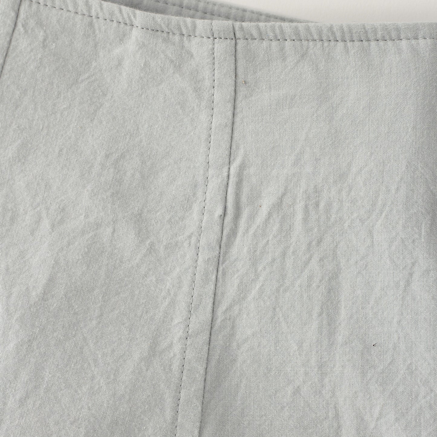 MELANGE COTTON POPLIN SKIRT