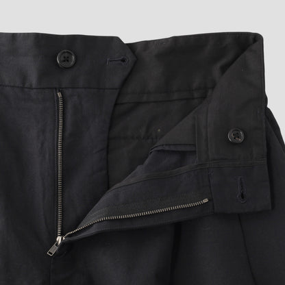 YARN DYE COTTON LINEN TROUSERS
