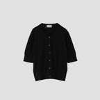 SEA ISLAND COTTON HIGH RIB CARDIGAN KNIT