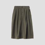 COTTON LINEN CHINO SKIRT