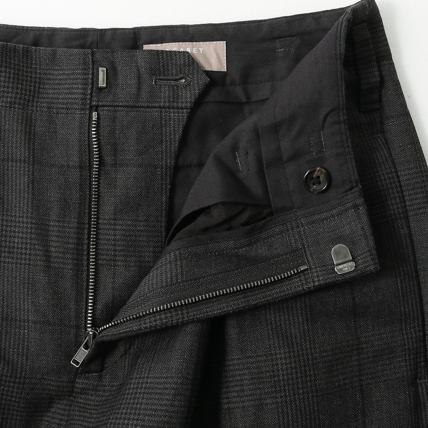POW WOOL LINEN TROUSERS