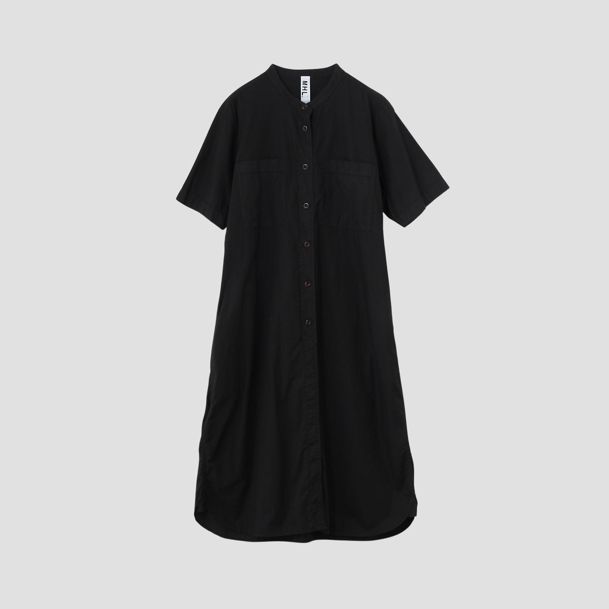 GARMENT DYE BASIC POPLIN DRESS