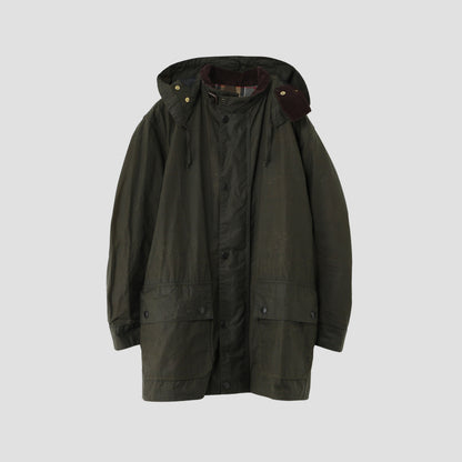 WAXED COTTON COAT