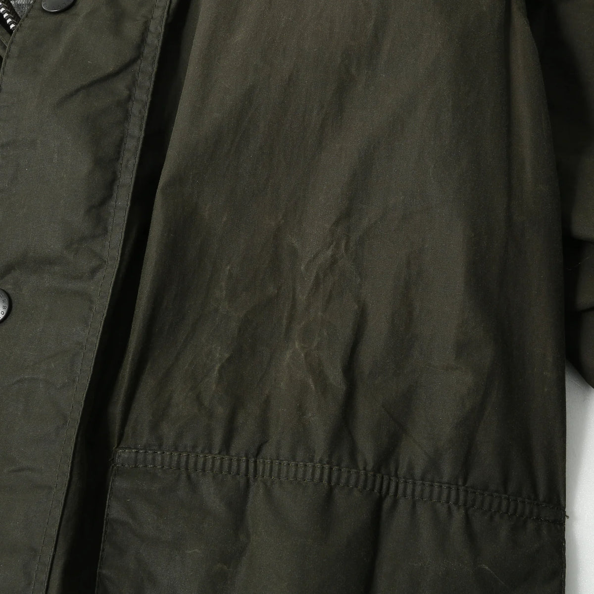 WAXED COTTON COAT