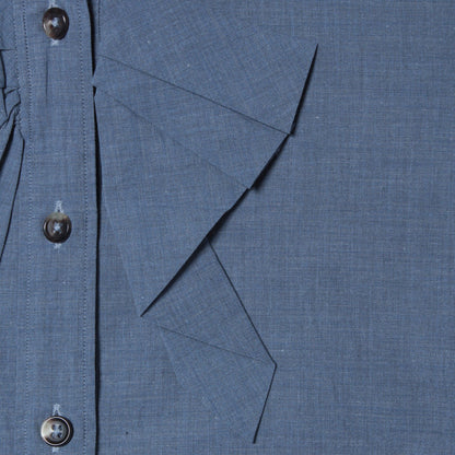 FINE COTTON CHAMBRAY SHIRT