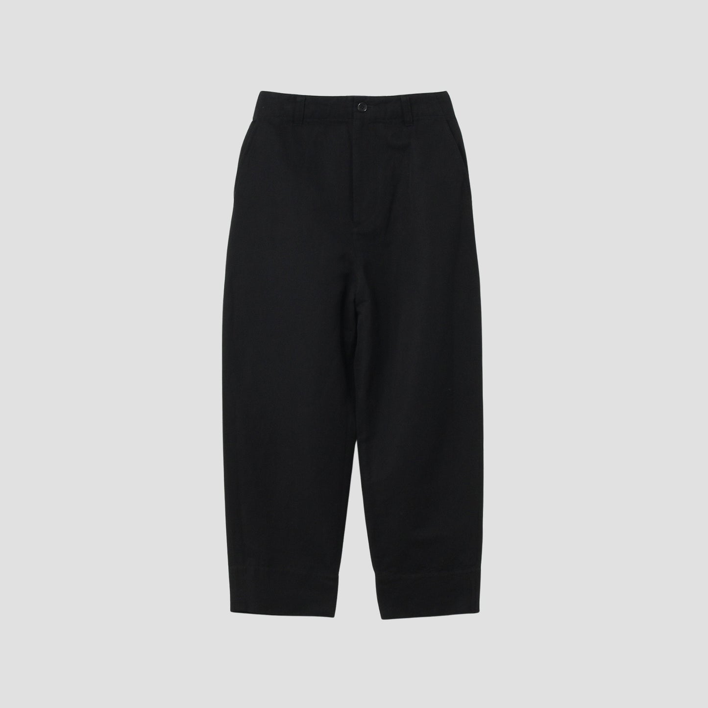 COTTON LINEN TWILL TROUSERS