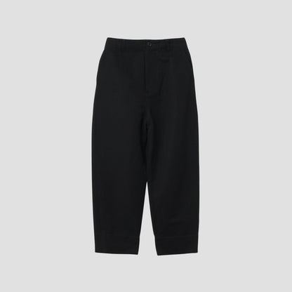 COTTON LINEN TWILL TROUSERS