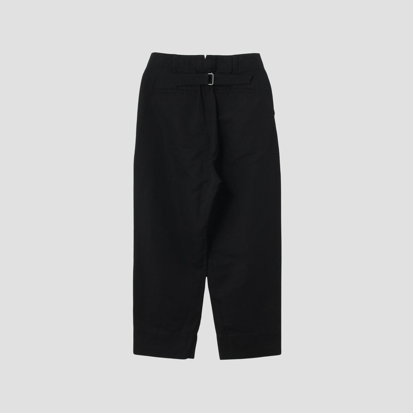 COTTON LINEN TWILL TROUSERS