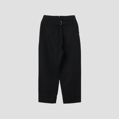 COTTON LINEN TWILL TROUSERS