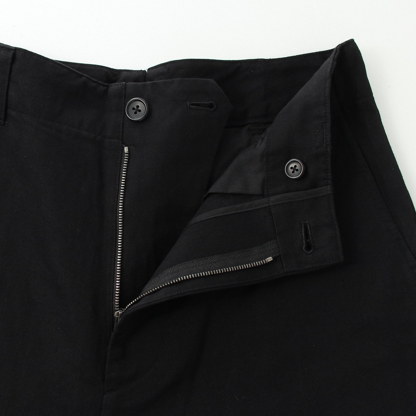 COTTON LINEN TWILL TROUSERS