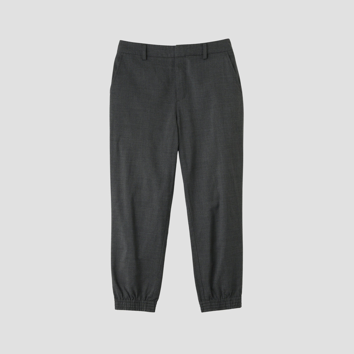 FINE WOOL POPLIN TROUSERS