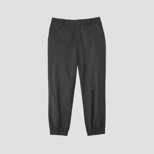 FINE WOOL POPLIN TROUSERS