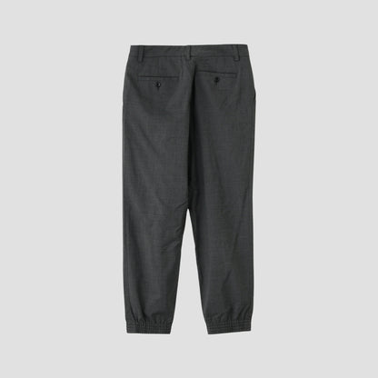FINE WOOL POPLIN TROUSERS