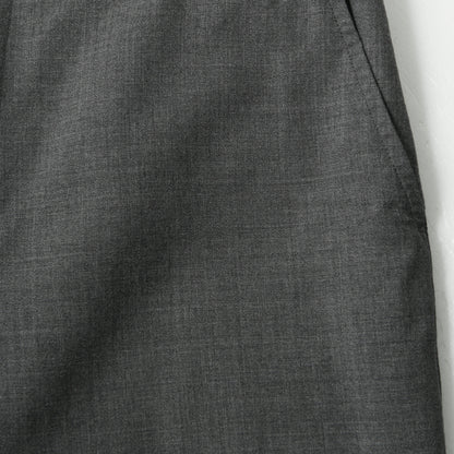 FINE WOOL POPLIN TROUSERS