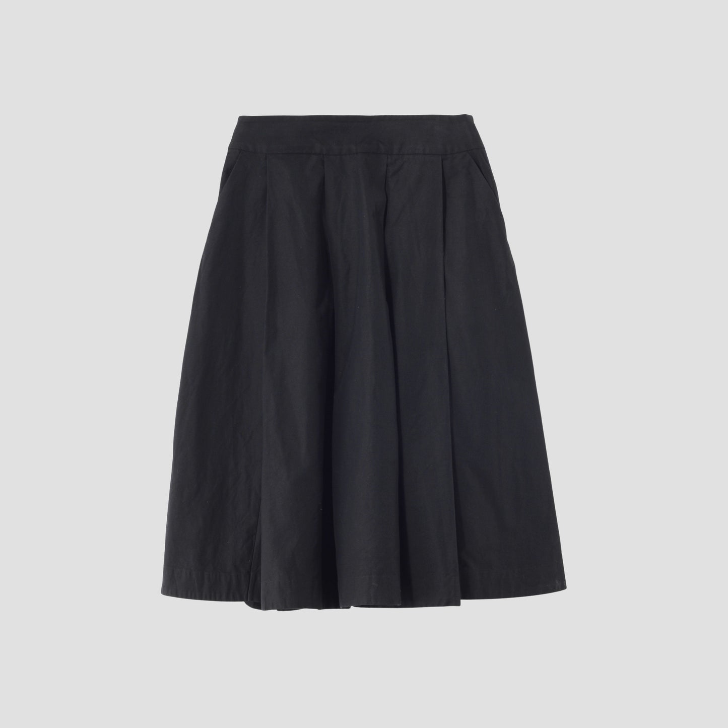 COTTON LINEN DRILL SKIRT