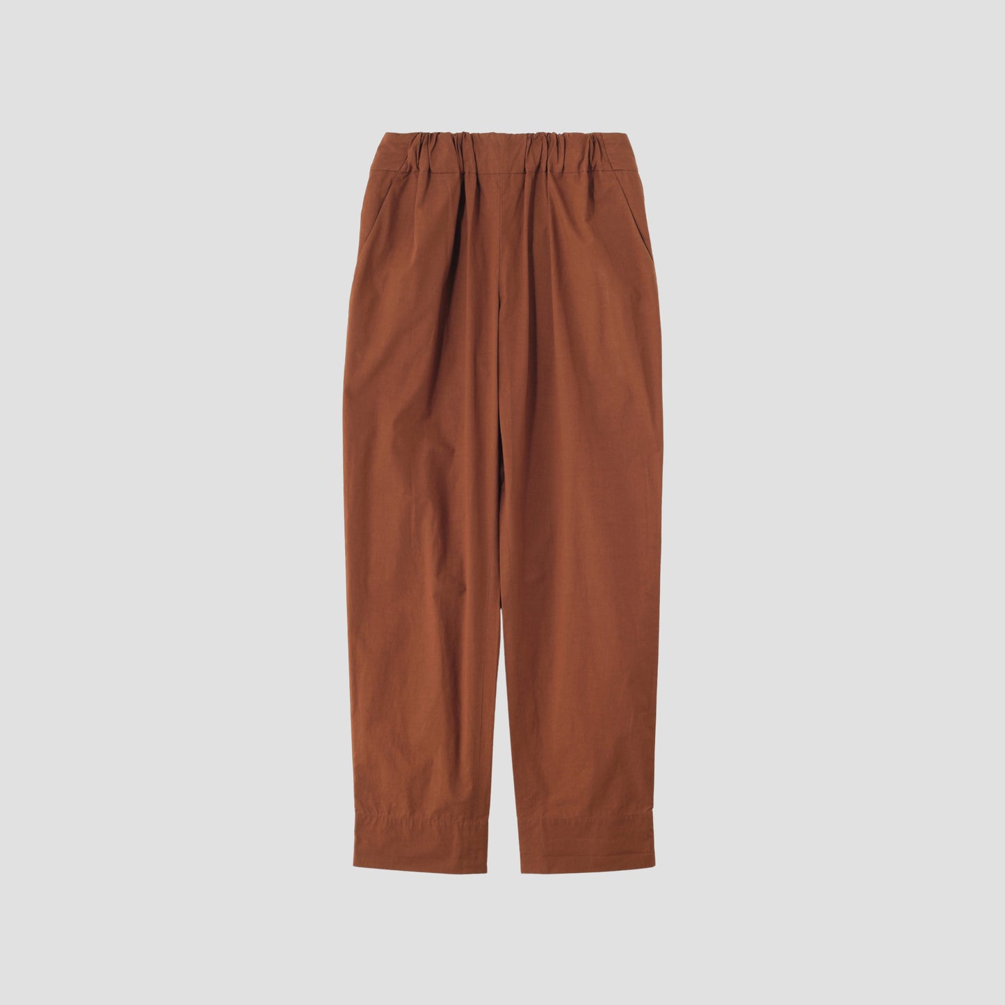 PLAIN COTTON SILK TROUSERS