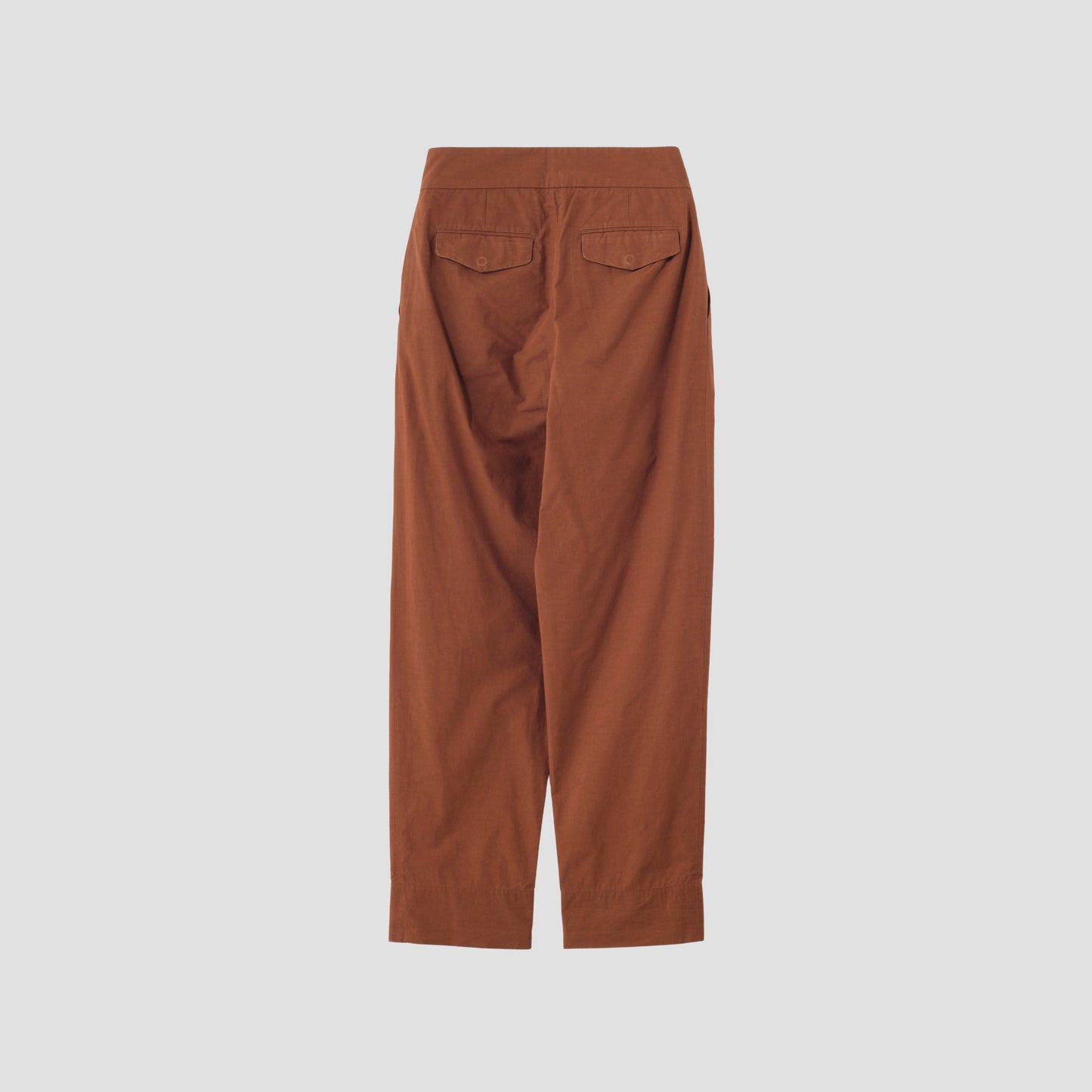 PLAIN COTTON SILK TROUSERS