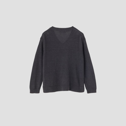 RELAXED V NECK JUMPER KNIT