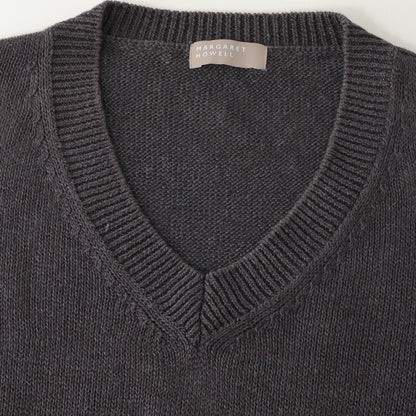 RELAXED V NECK JUMPER KNIT