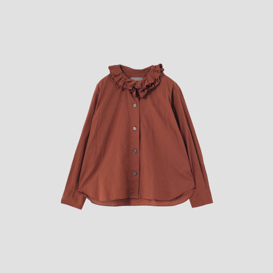 WASHED COTTON POPLIN SHIRT