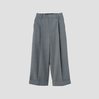 FLANNEL WOOL TROUSERS