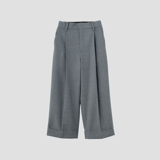 FLANNEL WOOL TROUSERS