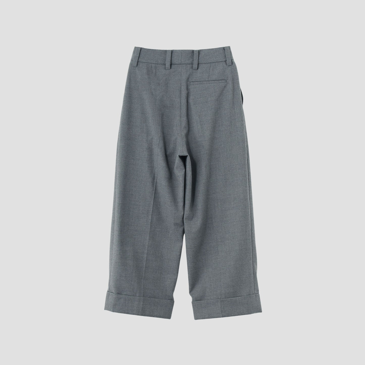 FLANNEL WOOL TROUSERS