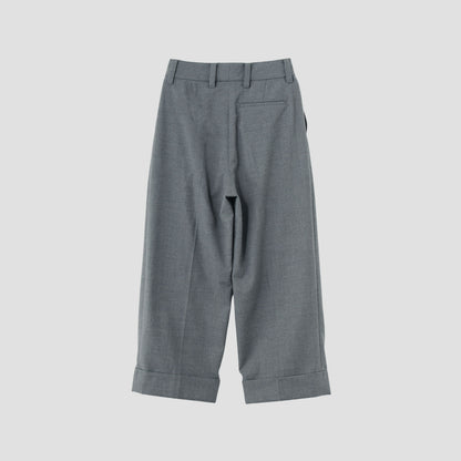 FLANNEL WOOL TROUSERS