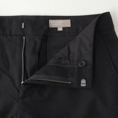 FINE WOOL FLANNEL TROUSERS