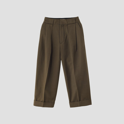 WOOL COTTON TROUSERS