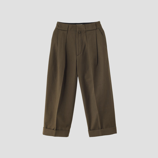 WOOL COTTON TROUSERS