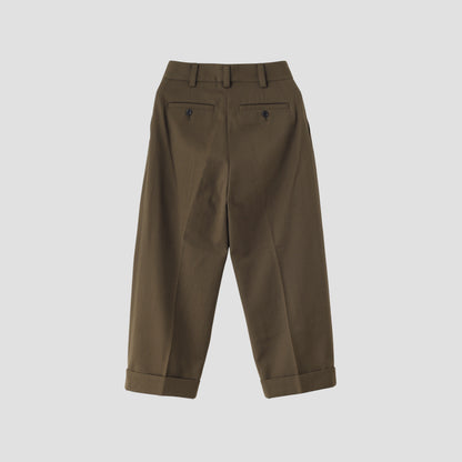 WOOL COTTON TROUSERS
