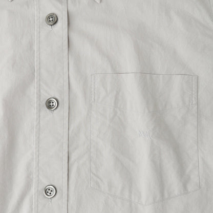 COTTON WOOL POPLIN SHIRT