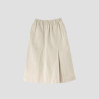 BRUSHED CHINO COTTON SKIRT