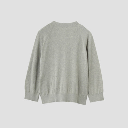 SUPERFINE COTTON CARDIGAN KNIT