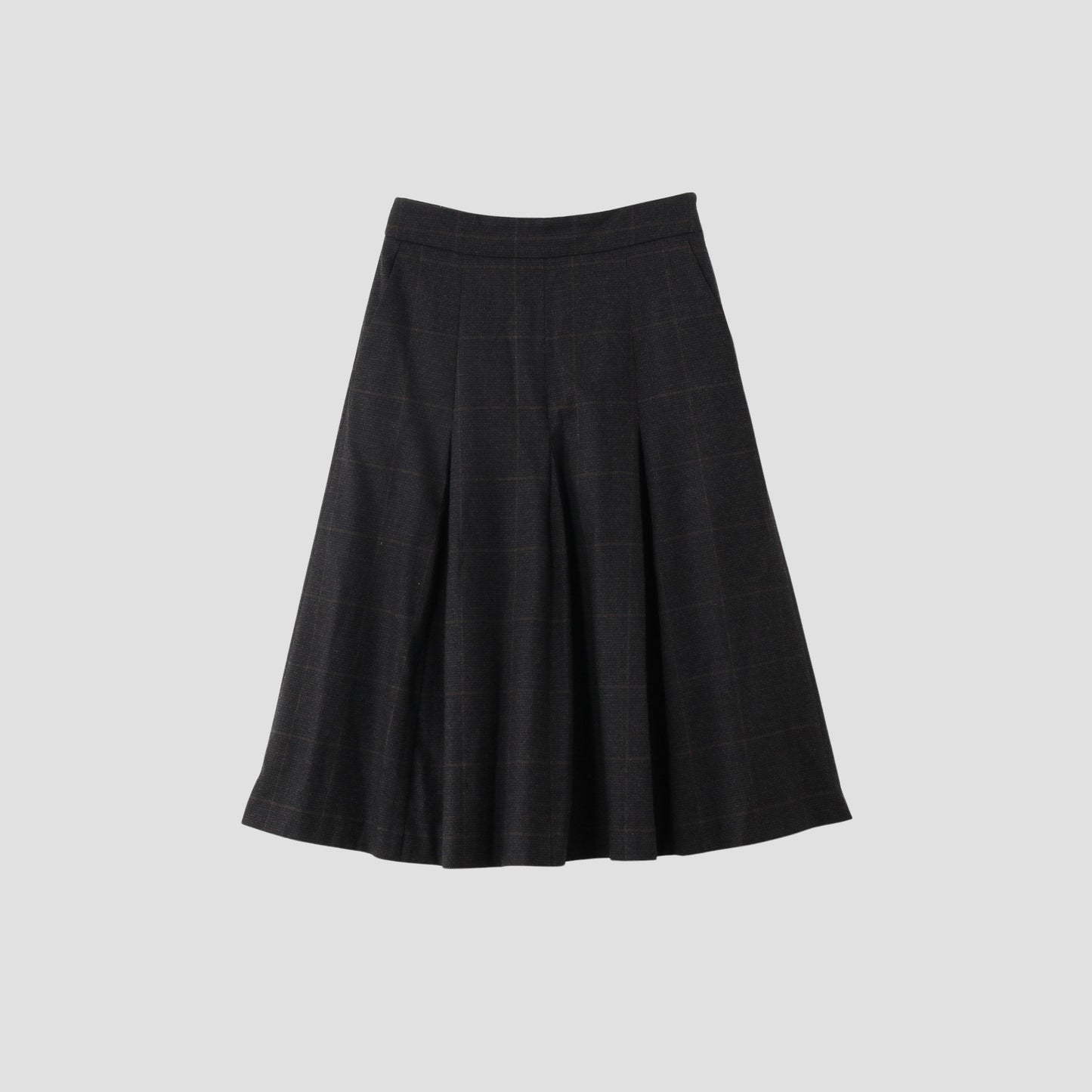 FINE WOOL FLANNEL SKIRT