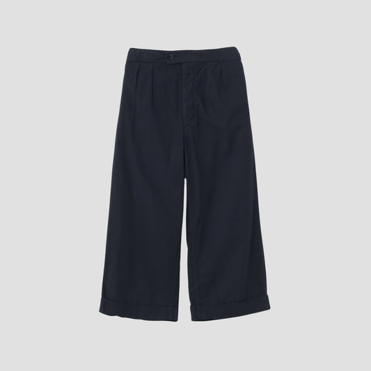 BRUSHED DRY COTTON CANVAS TROUSERS