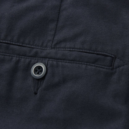 BRUSHED DRY COTTON CANVAS TROUSERS