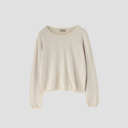 TWISTED CASHMERE COTTON KNIT